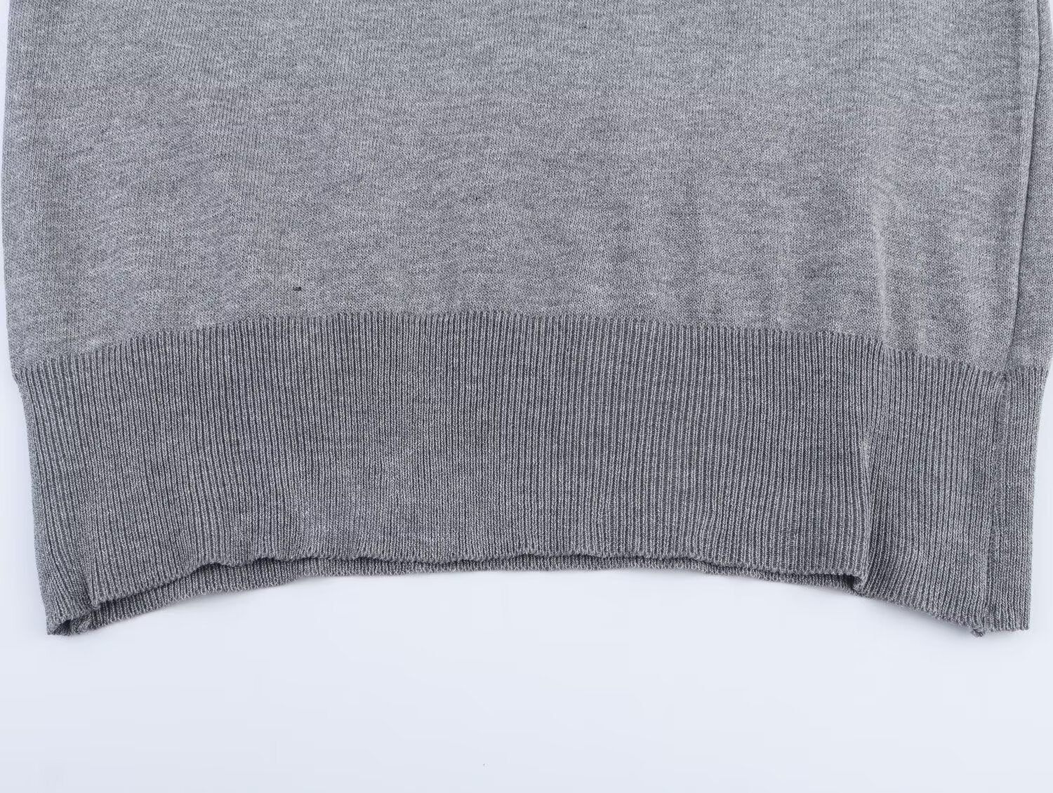 Women Contrast Color round Neck Pullover Sweater