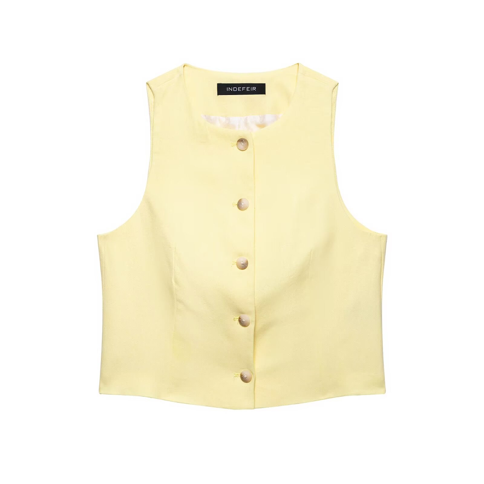 Summer Women Clothing Minimalist Vest Casual Shorts