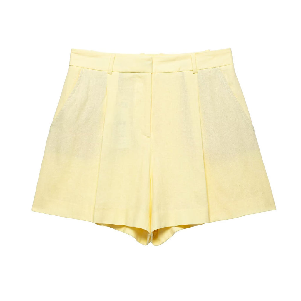 Summer Women Clothing Minimalist Vest Casual Shorts