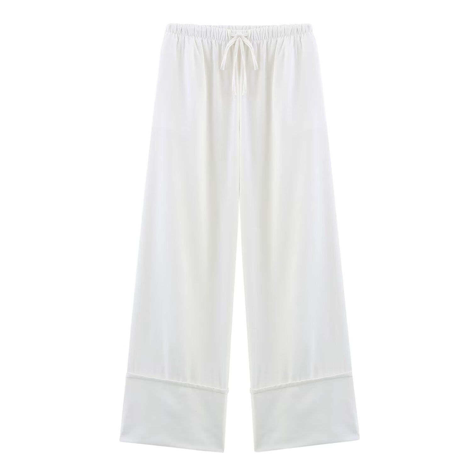 White Casual Pants