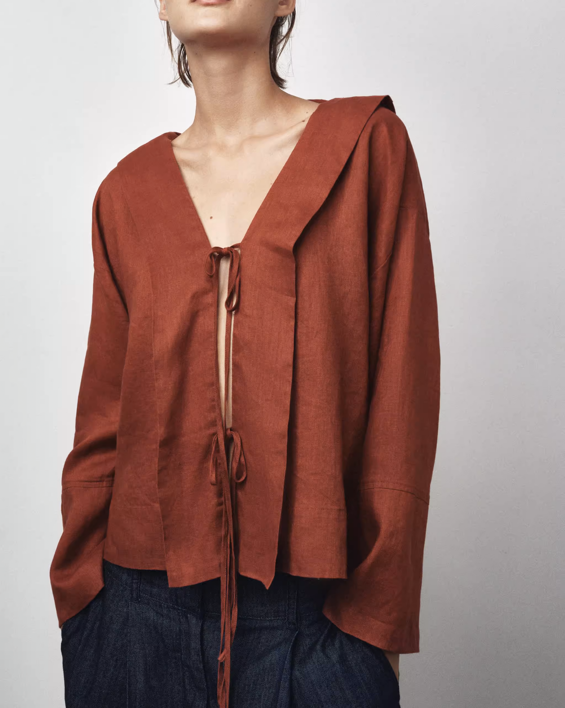Summer Women Street Personality Front Back Wearable Shirt