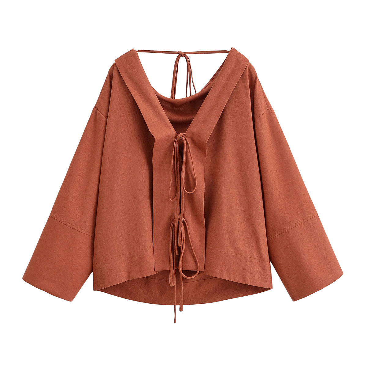 Summer Women Street Personality Front Back Wearable Shirt