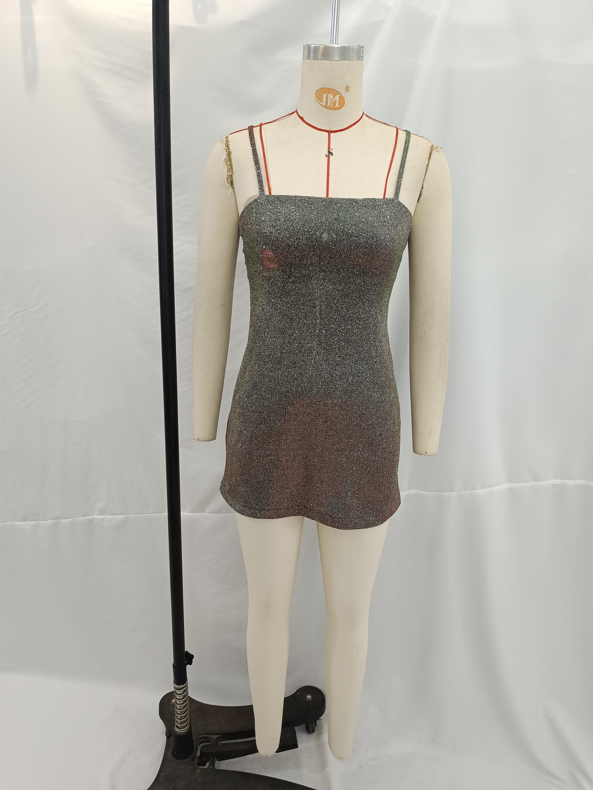 Early Autumn Women Clothing Commuting Simple Short Sling Dress