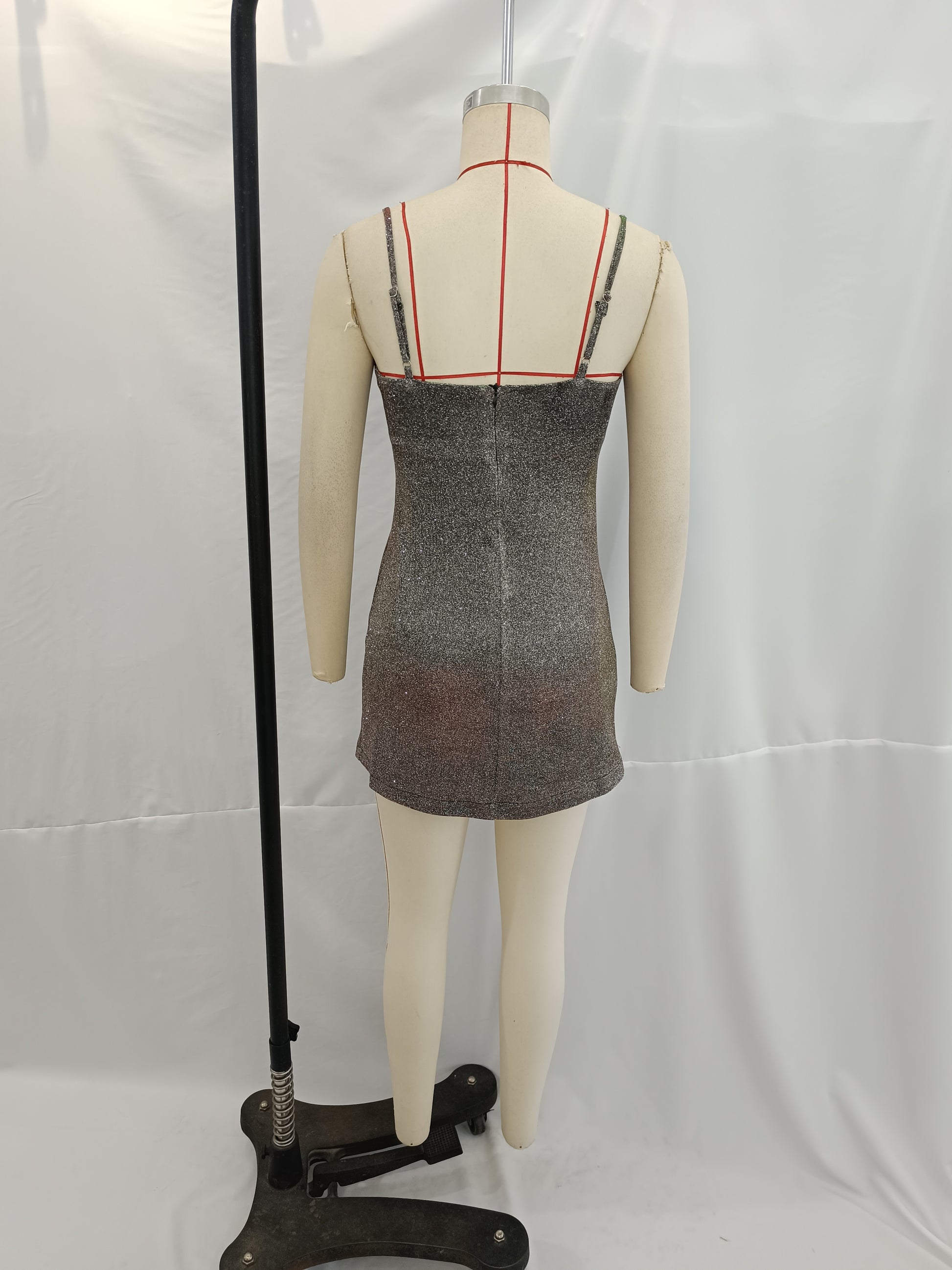 Early Autumn Women Clothing Commuting Simple Short Sling Dress
