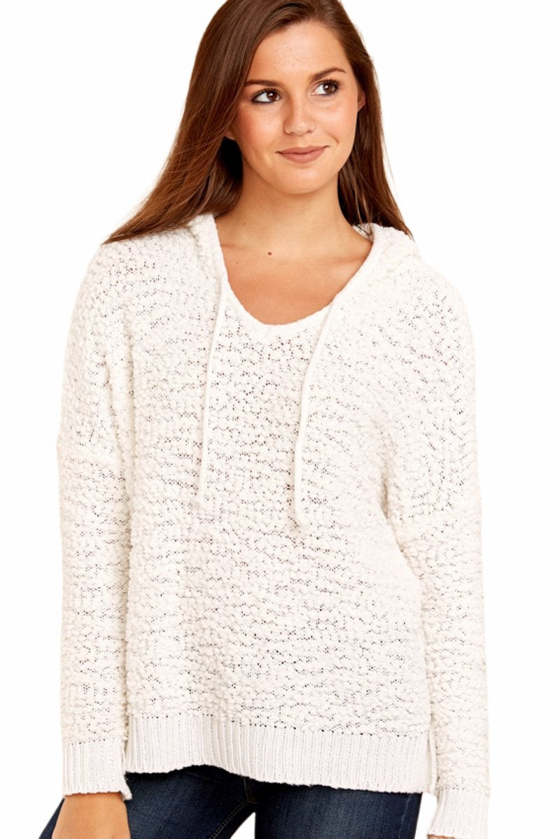Autumn Winter Pullover Hoodie Coat Knitted Sweatshirt