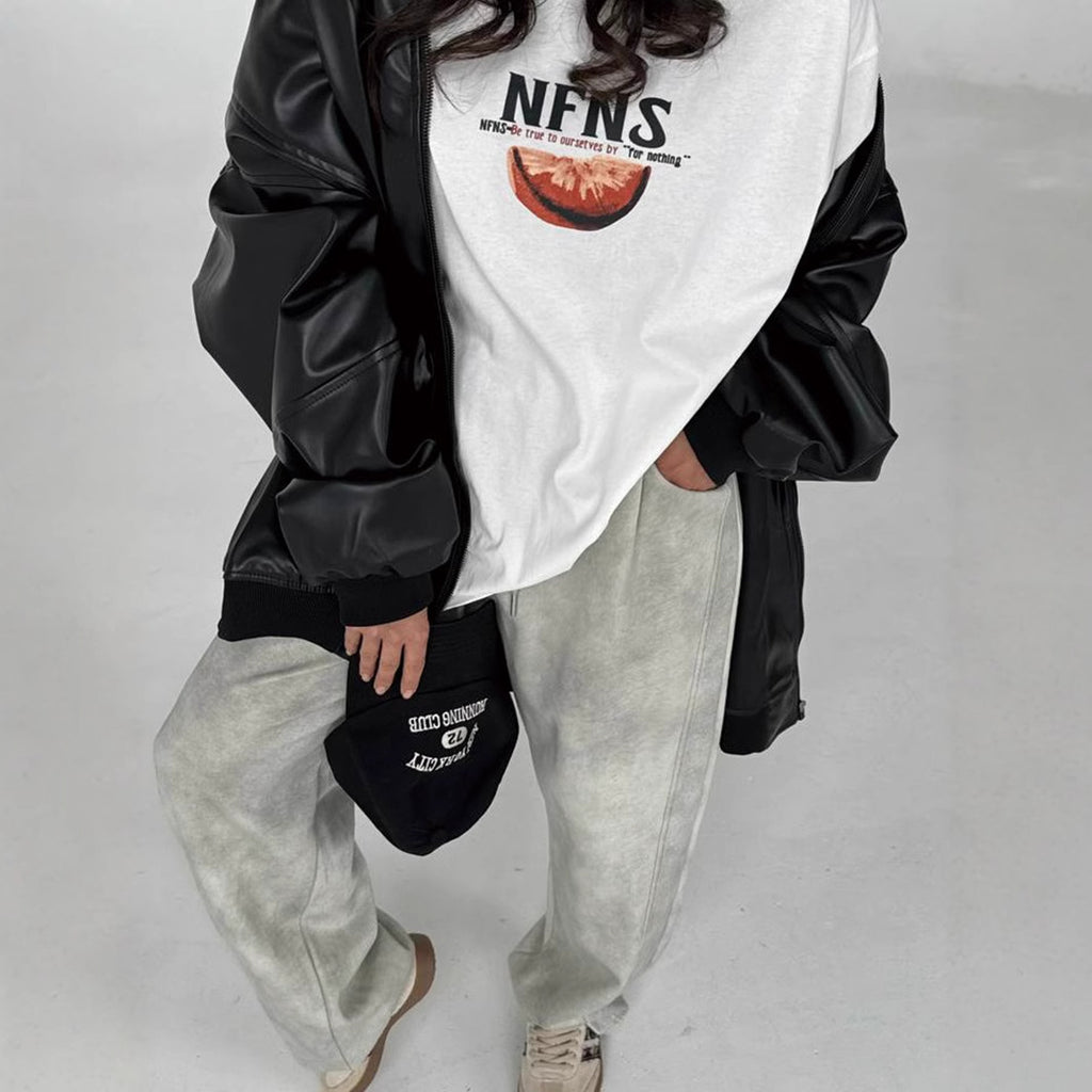 Retro Simplicity Printed T shirt Women Summer Loose round Neck Cotton Short Sleeve Top