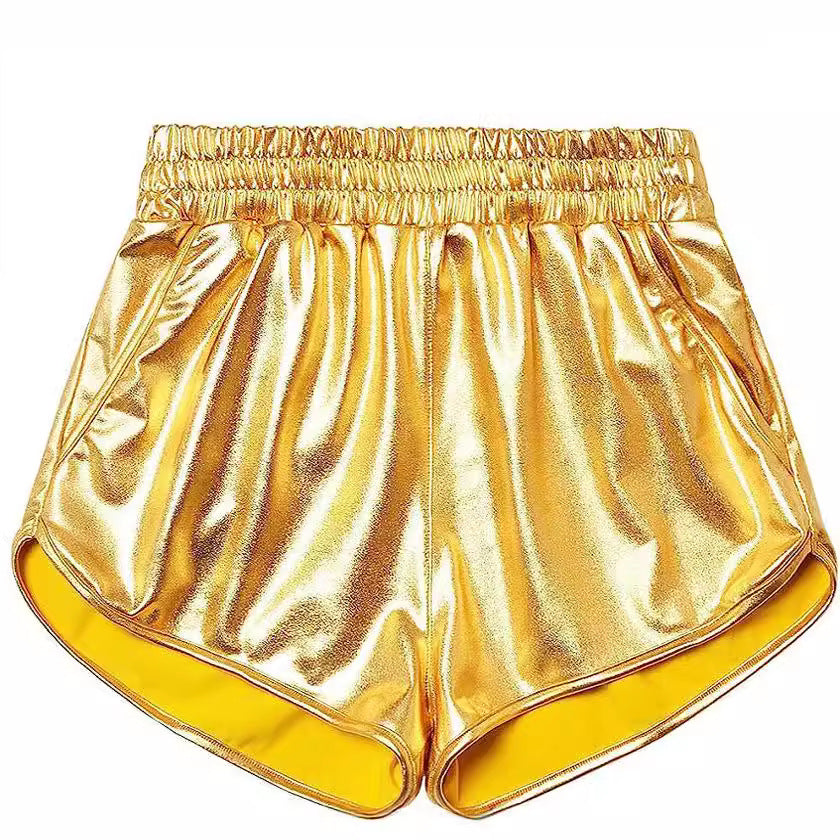 Popular Loose Elastic Waist Shorts Nightclub Performance Wear Bottoming Electronic Music Festival Sexy Women Clothing Pants