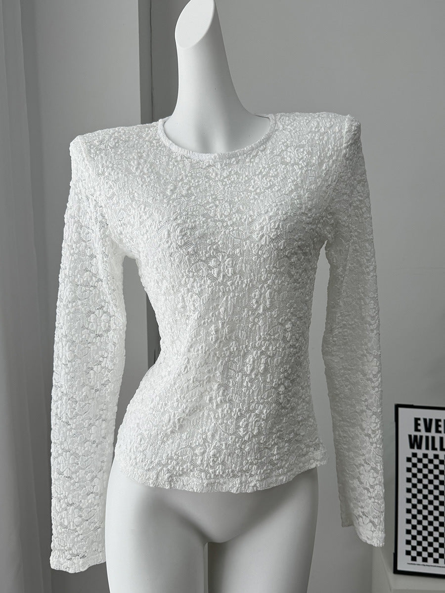 White round neck