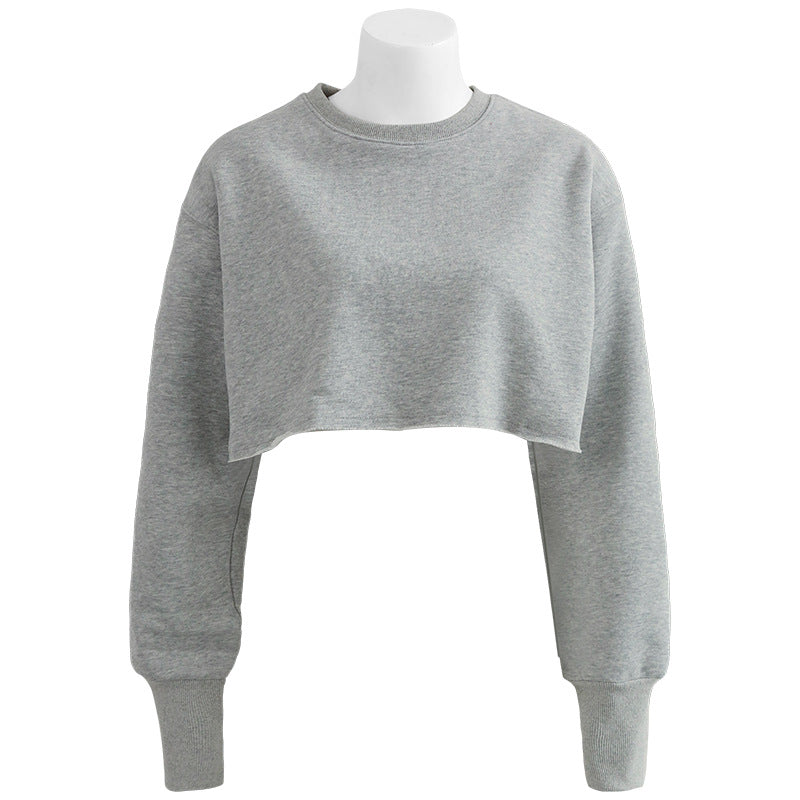 Flower Gray Pure Cotton without Velvet