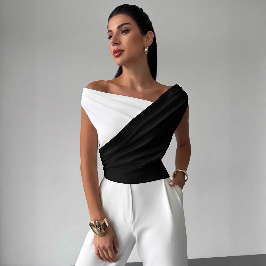 Black and white