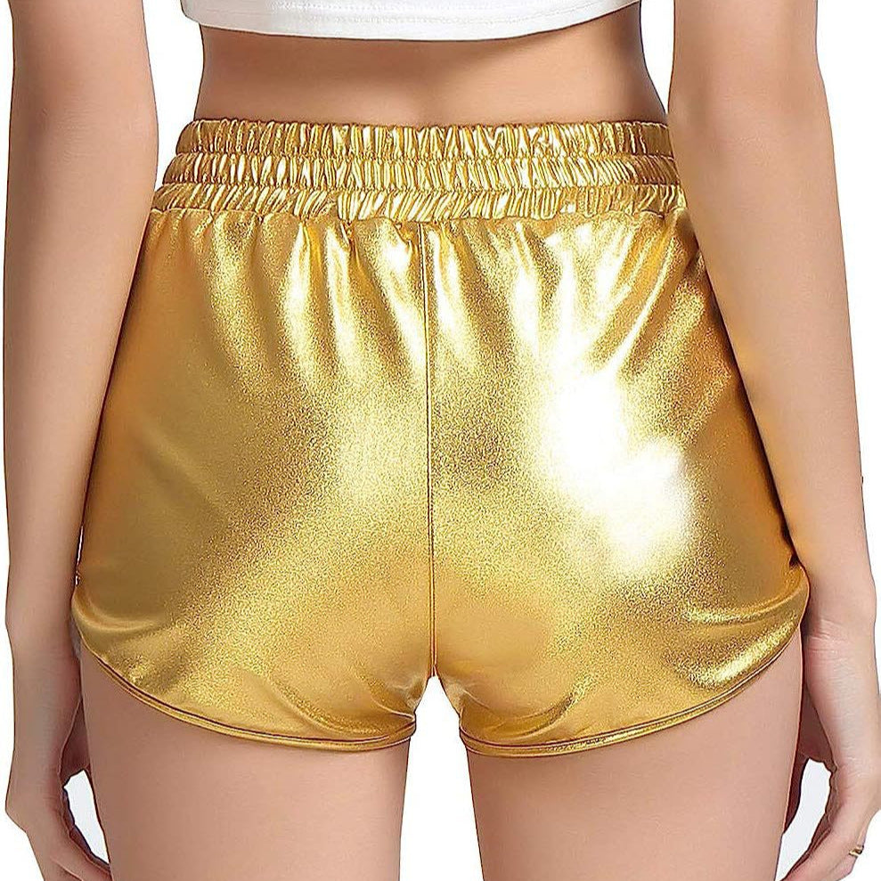 Popular Loose Elastic Waist Shorts Nightclub Performance Wear Bottoming Electronic Music Festival Sexy Women Clothing Pants