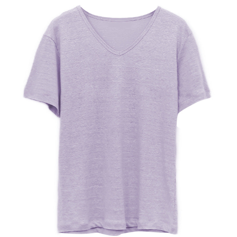 Purple V Collar