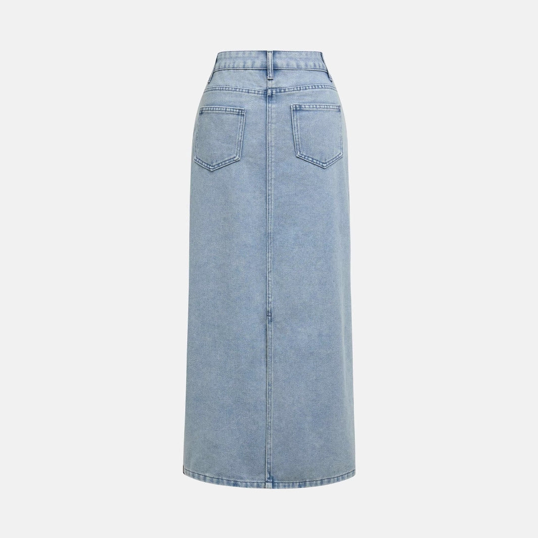 Printed Bow Top Product Pearl Women All Matching Jeans Skirt