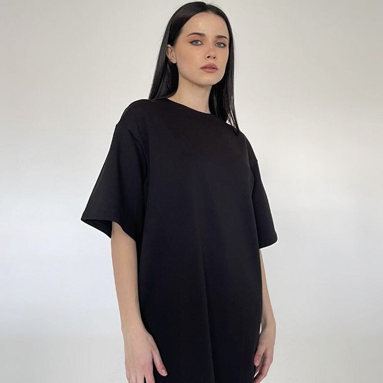 Summer Clothes T Shirt Women Cotton Basic Loose Top Soft T Shirt