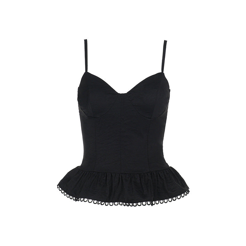 Sexy Waist Strap Top Summer Tube Top Sexy Vest