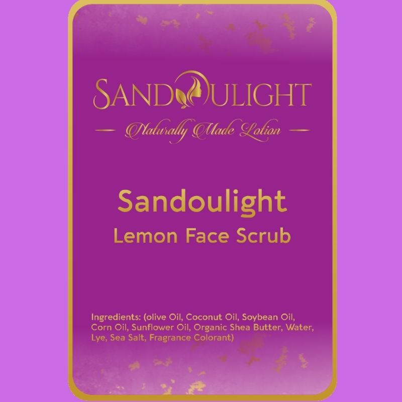 Sandoulight Lemon Face Scrub - Sandou Store