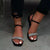 Black & Silver Summer Sandals - Sandou Store