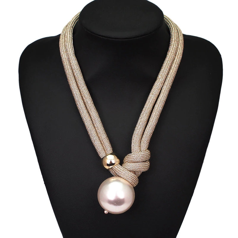 Pearl Statement Women's Necklace - Sandou Store